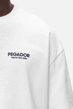 Alchar Oversized Tee White -Pegador® PGDR NEVER TOO LATE ECOMMERCE MALE DAY 1110