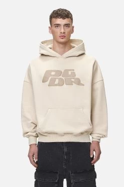 Danico Boxy Hoodie Washed Desert Sand