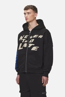 Corey Terry Boxy Sweat Jacket Washed Black -Pegador® PGDR NEVER TOO LATE ECOMMERCE MALE DAY 128