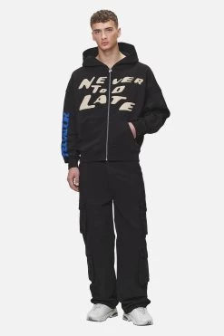 Corey Terry Boxy Sweat Jacket Washed Black -Pegador® PGDR NEVER TOO LATE ECOMMERCE MALE DAY 129