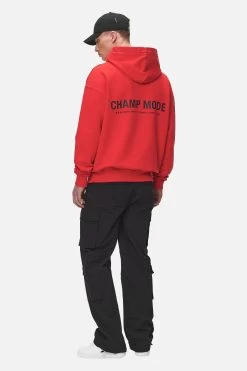 Gordan Oversized Hoodie Washed Red -Pegador® PGDR NEVER TOO LATE ECOMMERCE MALE DAY 1298