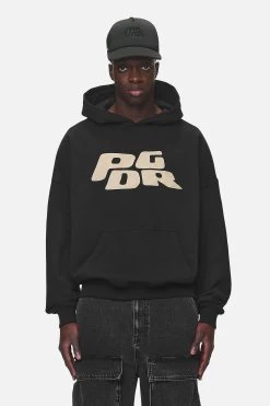 Danico Boxy Hoodie Washed Black