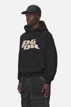 Danico Boxy Hoodie Washed Black -Pegador® PGDR NEVER TOO LATE ECOMMERCE MALE DAY 1309