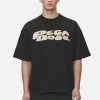 Drew Boxy Tee Washed Black