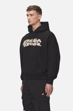 Drew Terry Boxy Hoodie Washed Black -Pegador® PGDR NEVER TOO LATE ECOMMERCE MALE DAY 1390