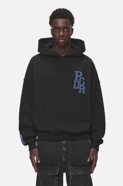 Bandon Boxy Hoodie Washed Black