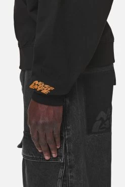 Astor Boxy Sweat Jacket Washed Black -Pegador® PGDR NEVER TOO LATE ECOMMERCE MALE DAY 1445