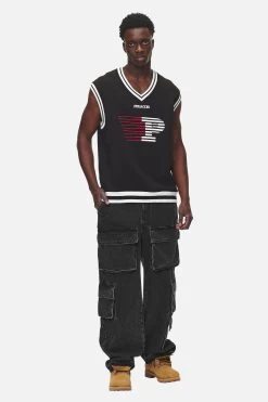 Marcy Oversized Sweat Vest Washed Black -Pegador® PGDR NEVER TOO LATE ECOMMERCE MALE DAY 1464 14f59196 93ff 40de b5a9 567be491620c