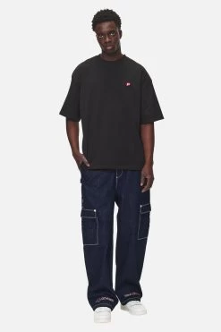 Leono Boxy Tee Washed Black -Pegador® PGDR NEVER TOO LATE ECOMMERCE MALE DAY 1515