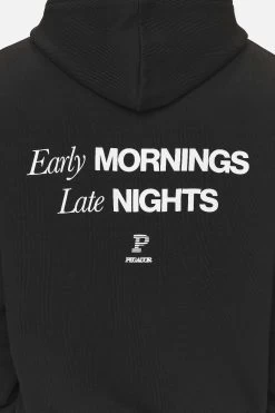 Baldock Oversized Hoodie Washed Black -Pegador® PGDR NEVER TOO LATE ECOMMERCE MALE DAY 1644