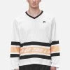Johnsen Mesh Longsleeve White Apricot -Pegador® PGDR NEVER TOO LATE ECOMMERCE MALE DAY 1688