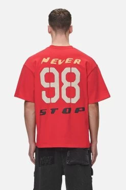 Corey Boxy Tee Washed Red -Pegador® PGDR NEVER TOO LATE ECOMMERCE MALE DAY 17