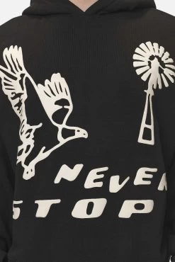 Clayson Boxy Hoodie Washed Black -Pegador® PGDR NEVER TOO LATE ECOMMERCE MALE DAY 187