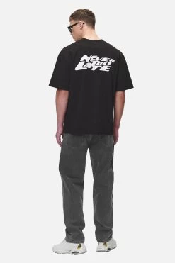 Narson Oversized Tee Washed Black -Pegador® PGDR NEVER TOO LATE ECOMMERCE MALE DAY 2121