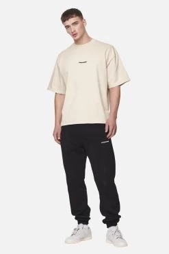 Logo Boxy Tee Washed Desert Sand Black Gum -Pegador® PGDR NEVER TOO LATE ECOMMERCE MALE DAY 2168