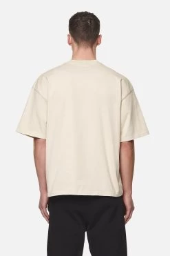 Logo Boxy Tee Washed Desert Sand Black Gum -Pegador® PGDR NEVER TOO LATE ECOMMERCE MALE DAY 2170