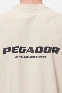 Colne Logo Oversized Tee Washed Desert Sand -Pegador® PGDR NEVER TOO LATE ECOMMERCE MALE DAY 2243