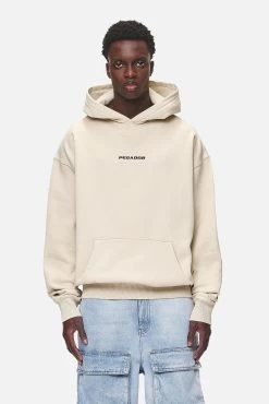 Colne Logo Oversized Hoodie Washed Desert Sand -Pegador® PGDR NEVER TOO LATE ECOMMERCE MALE DAY 2245