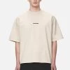 Logo Boxy Tee Washed Desert Sand Black Gum -Pegador® PGDR NEVER TOO LATE ECOMMERCE MALE DAY 2251