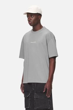 Colne Logo Oversized Tee Washed Cool Grey Desert Sand -Pegador® PGDR NEVER TOO LATE ECOMMERCE MALE DAY 2276