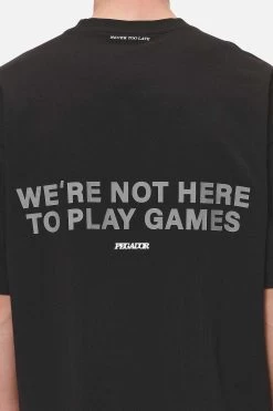 Antigua Oversized Tee Washed Black -Pegador® PGDR NEVER TOO LATE ECOMMERCE MALE DAY 2301