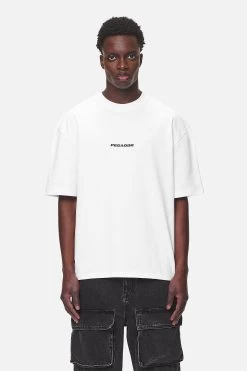 Colne Logo Oversized Tee White -Pegador® PGDR NEVER TOO LATE ECOMMERCE MALE DAY 2303