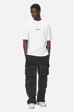 Colne Logo Oversized Tee White -Pegador® PGDR NEVER TOO LATE ECOMMERCE MALE DAY 2307