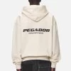 Colne Logo Oversized Sweat Jacket Washed Desert Sand -Pegador® PGDR NEVER TOO LATE ECOMMERCE MALE DAY 2331