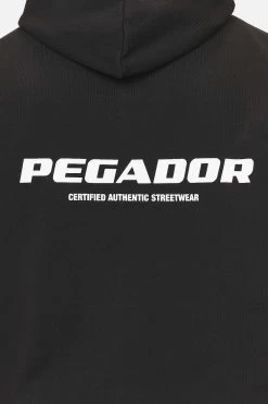 Colne Logo Oversized Sweat Jacket Washed Black -Pegador® PGDR NEVER TOO LATE ECOMMERCE MALE DAY 2374
