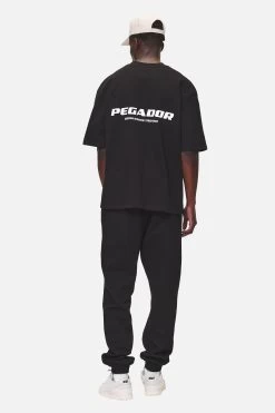 Colne Logo Oversized Tee Washed Black -Pegador® PGDR NEVER TOO LATE ECOMMERCE MALE DAY 2388