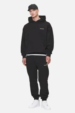 Logo Oversized Hoodie Washed Black White Gum -Pegador® PGDR NEVER TOO LATE ECOMMERCE MALE DAY 2507