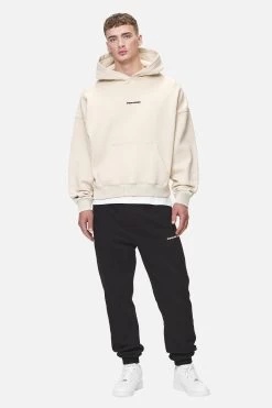 Logo Boxy Hoodie Washed Desert Sand Black Gum -Pegador® PGDR NEVER TOO LATE ECOMMERCE MALE DAY 2544
