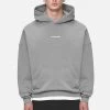 Logo Boxy Hoodie Washed Cool Grey White Gum -Pegador® PGDR NEVER TOO LATE ECOMMERCE MALE DAY 2566