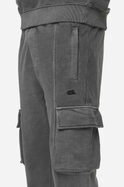 Harvey Terry Cargo Sweat Pants Vintage Grey -Pegador® PGDR NEVER TOO LATE ECOMMERCE MALE DAY 279