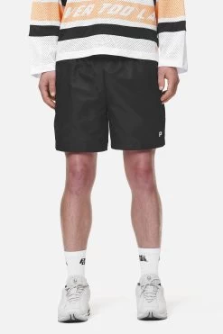 P Logo Basic Shorts Black