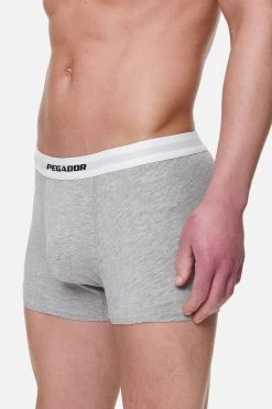 Camino Boxershorts Single Logo 3 Pack Grey Melange White -Pegador® PGDR NEVER TOO LATE ECOMMERCE MALE UNDERWEAR39