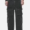 Lark Loose Cargo Jeans Heavy Washed Black -Pegador® PGDR NEVER TOO LATE ECOMMERCE MALE UNDERWEAR4