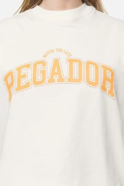 Wayruna Heavy Oversized Tee Washed Coconut Milk -Pegador® PGDR NEVER TOO LATE WOMENS E COMMERCE DAY 134007