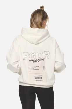 Cania Oversized Hoodie Washed Coconut Milk