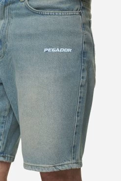 Earl Jeans Shorts Washed Vintage Blue -Pegador® PGDR Next Wave E COMMERCE MENS DAY 146723
