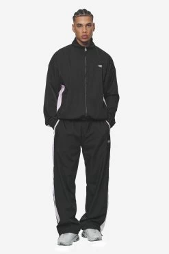 Stow Boxy Track Jacket Black Bubblegum -Pegador® PGDR Next Wave E COMMERCE MENS DAY 146799
