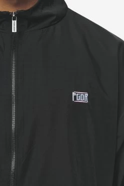 Stow Boxy Track Jacket Black Bubblegum -Pegador® PGDR Next Wave E COMMERCE MENS DAY 146805