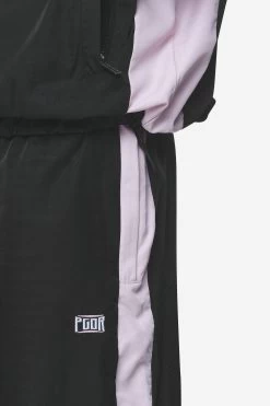 Stow Wide Track Pants Black Bubblegum -Pegador® PGDR Next Wave E COMMERCE MENS DAY 146807