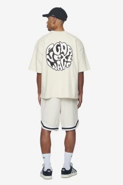 Hussey Boxy Tee Washed Salty Cream -Pegador® PGDR Next Wave E COMMERCE MENS DAY 147148