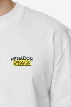 Kort Oversized Tee White -Pegador® PGDR Next Wave E COMMERCE MENS DAY 147573
