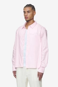 Raton Oversized Longsleeve Shirt Bubblegum White -Pegador® PGDR Next Wave E COMMERCE MENS DAY 147634