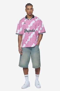 Worden Boxy Trikot White Pink -Pegador® PGDR Next Wave E COMMERCE MENS DAY 248147