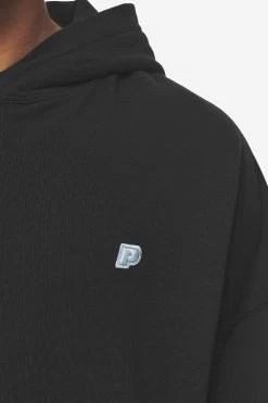 Leono Boxy Hoodie Washed Black Baby Blue -Pegador® PGDR Next Wave E COMMERCE MENS DAY 248433