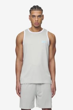 Tulare Mesh Tank Top Pearl Grey