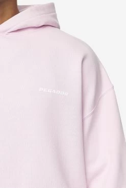 Logo Oversized Hoodie Washed Bubblegum White Gum -Pegador® PGDR Next Wave E COMMERCE MENS DAY 248504